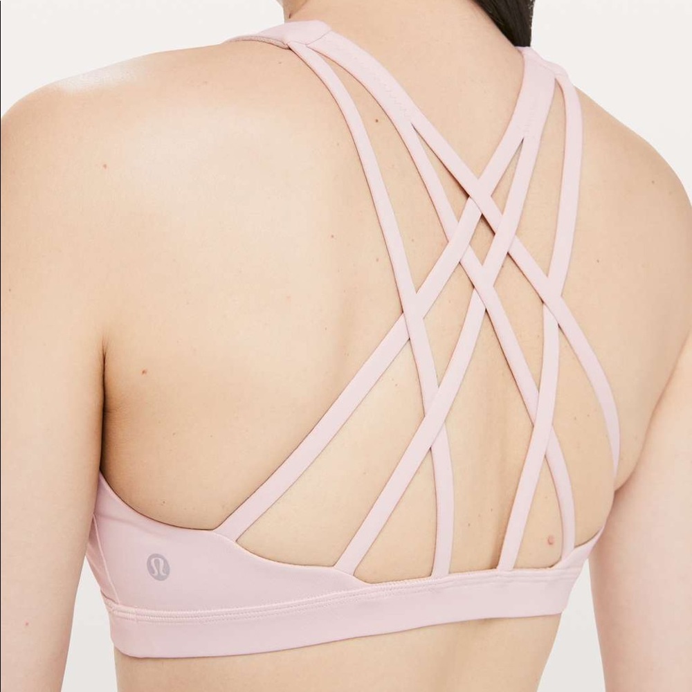 Lululemon Strappy High Neck Sports Bra